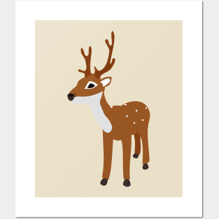 sweet little baby reindeer Posters and Art